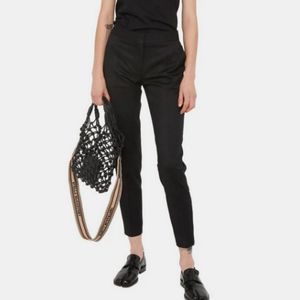 Stella McCartney Black Wool Ankle Zip Pants